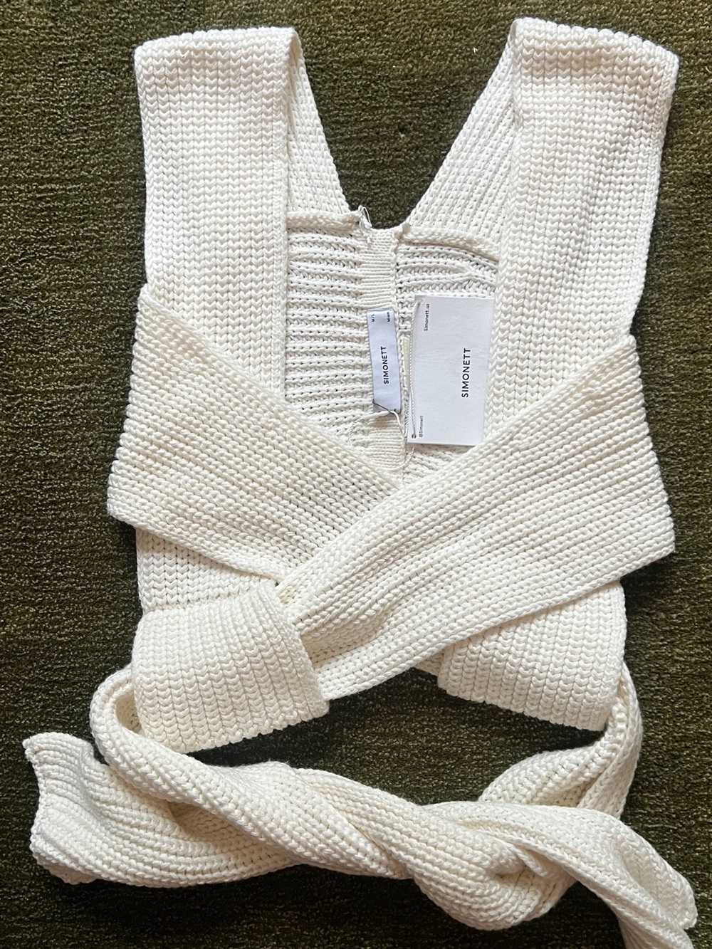 Wrap Knit Crop Top